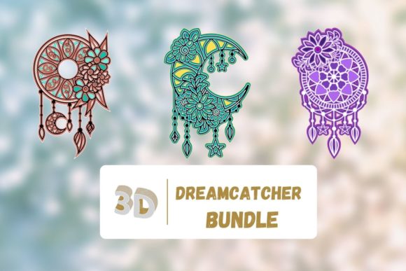 3D Dreamcatcher SVG Bundle