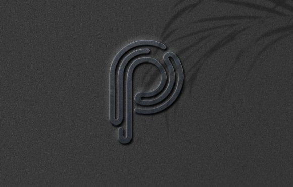 3d Realistic Logo Mockup PSD