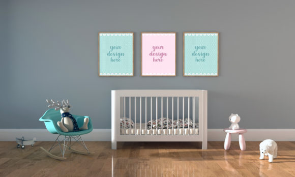 A 3D Rendering Colorful Room for Kids: Elevate Your Brand with Positive Minimalist Design