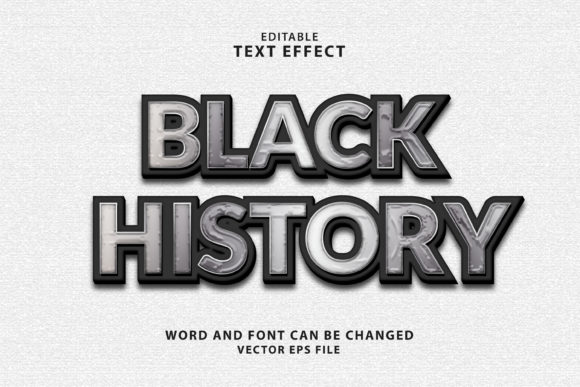 Black History 3d Editable Text Effect: A Comprehensive Guide to Customizable Design