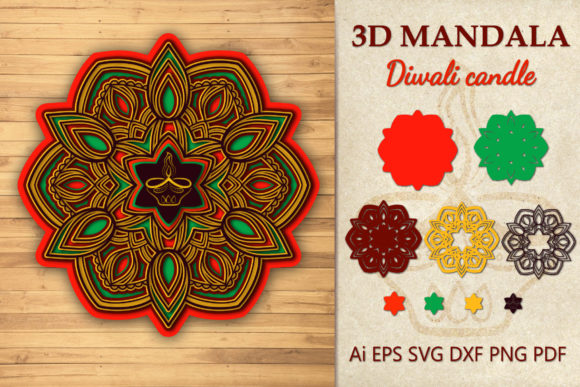 Elevating Diwali Celebrations: The Strategic Value of the 3D Mandala Diwali Candle Digital Asset