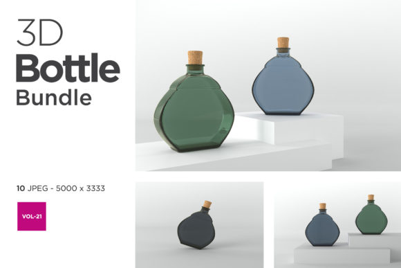 Evaluating the 3D Bottle Mockup Bundle Vol-21 for Professional Branding Projects