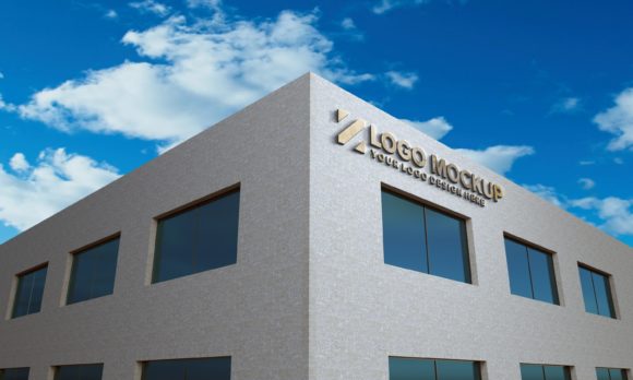 Evaluating the Golden Logo Mockup 3D Sign Façade for Professional Brand Presentation