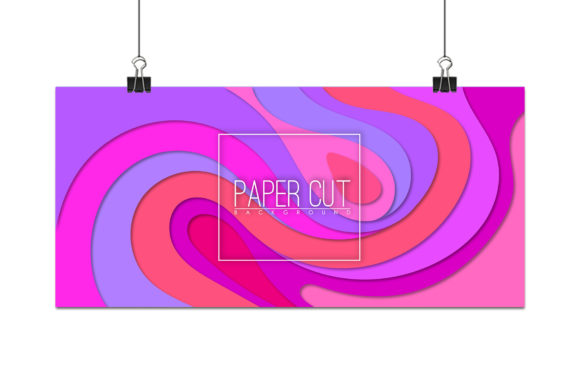 Paper Cut 3D Abstract Paper Art Style