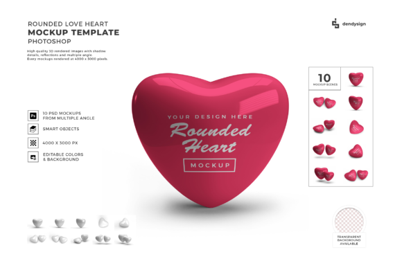 The Ultimate Guide to Using the Rounded Love Heart 3D Mockup Bundle for Stunning Visuals