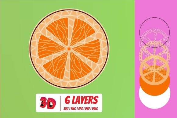 Unlocking Creative Potential with the 3D Orange SVG Cut File