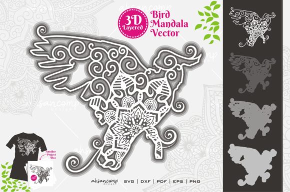 Unlocking the Potential of the Cockatoo Mandala 8 SVG 3D Layered Design